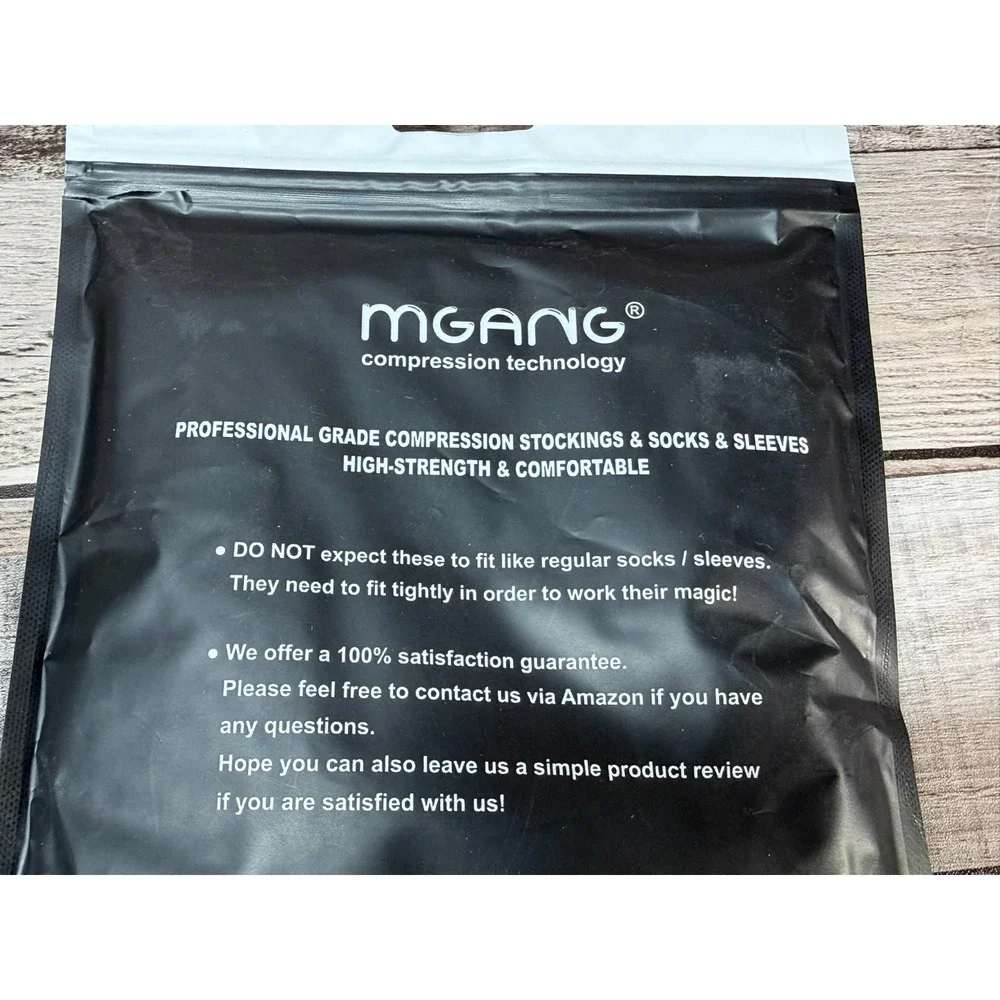 MGANG Sports Knee Compression Sleeve Daily Wear‎ Beige Medium